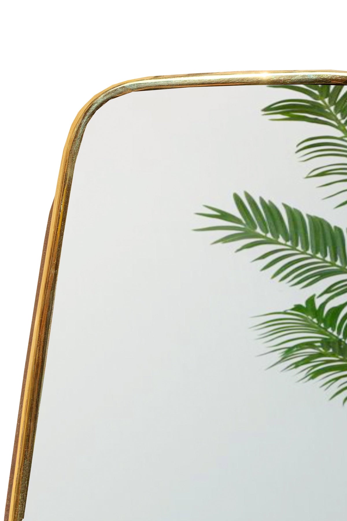 Gold Wall Mirror - Handmade triangle Mirror, photo 7 of 13