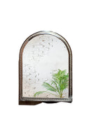 Large Silver Carved Moroccan Handmade Wall Mirror