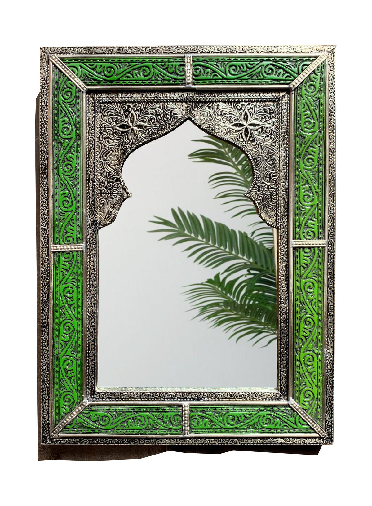Handmade Carved Moroccan Wall Mirror, photo 2 of 10