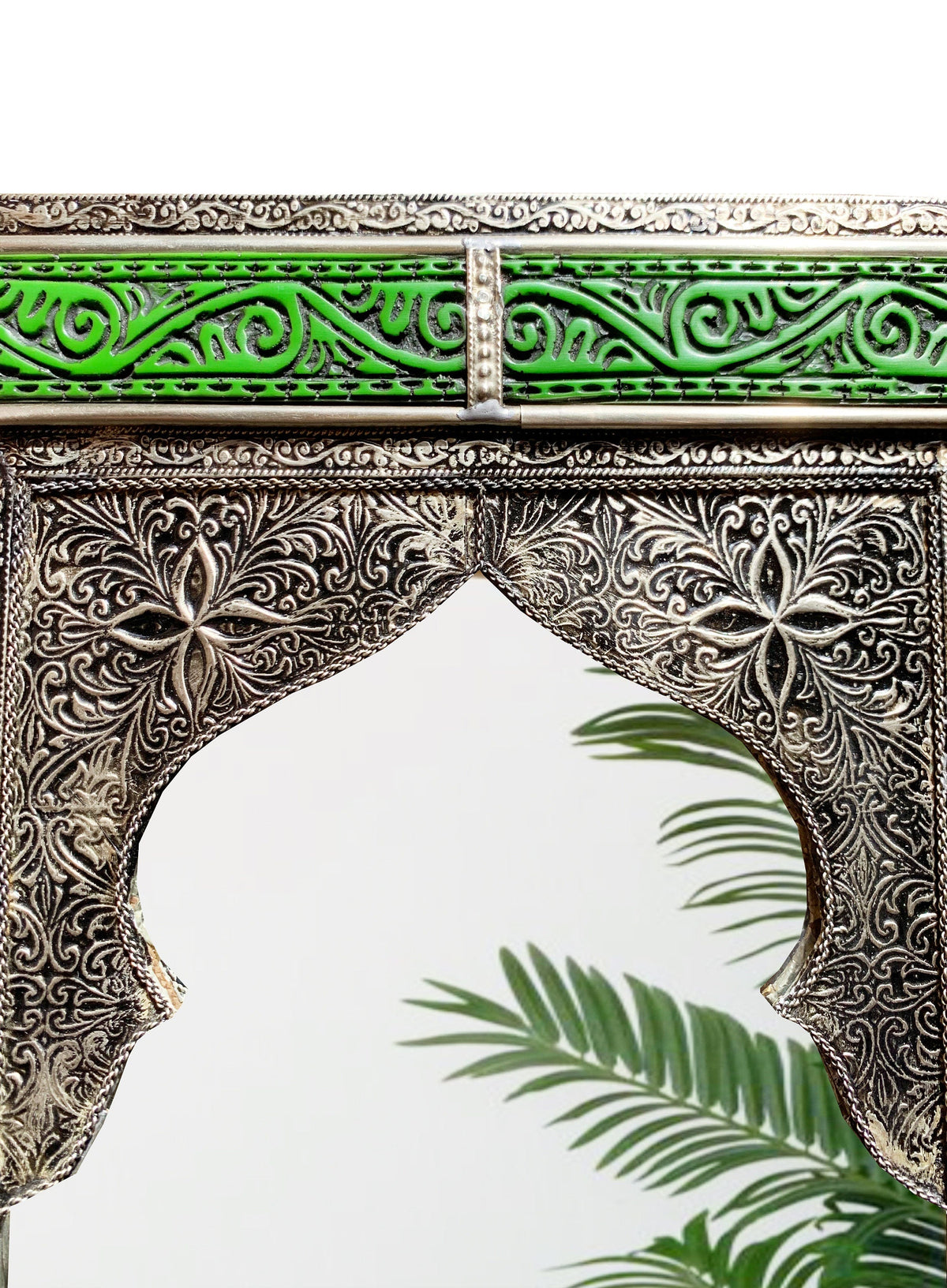 Handmade Carved Moroccan Wall Mirror, photo 3 of 10