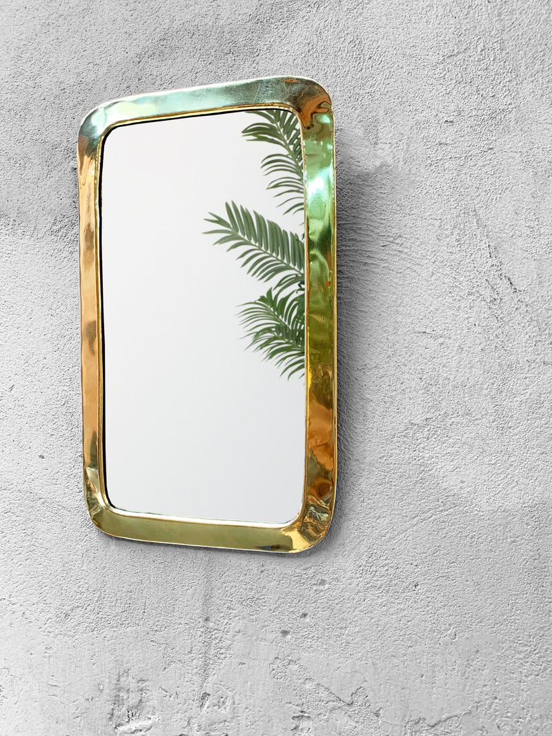Gold Brass Wall Mirror