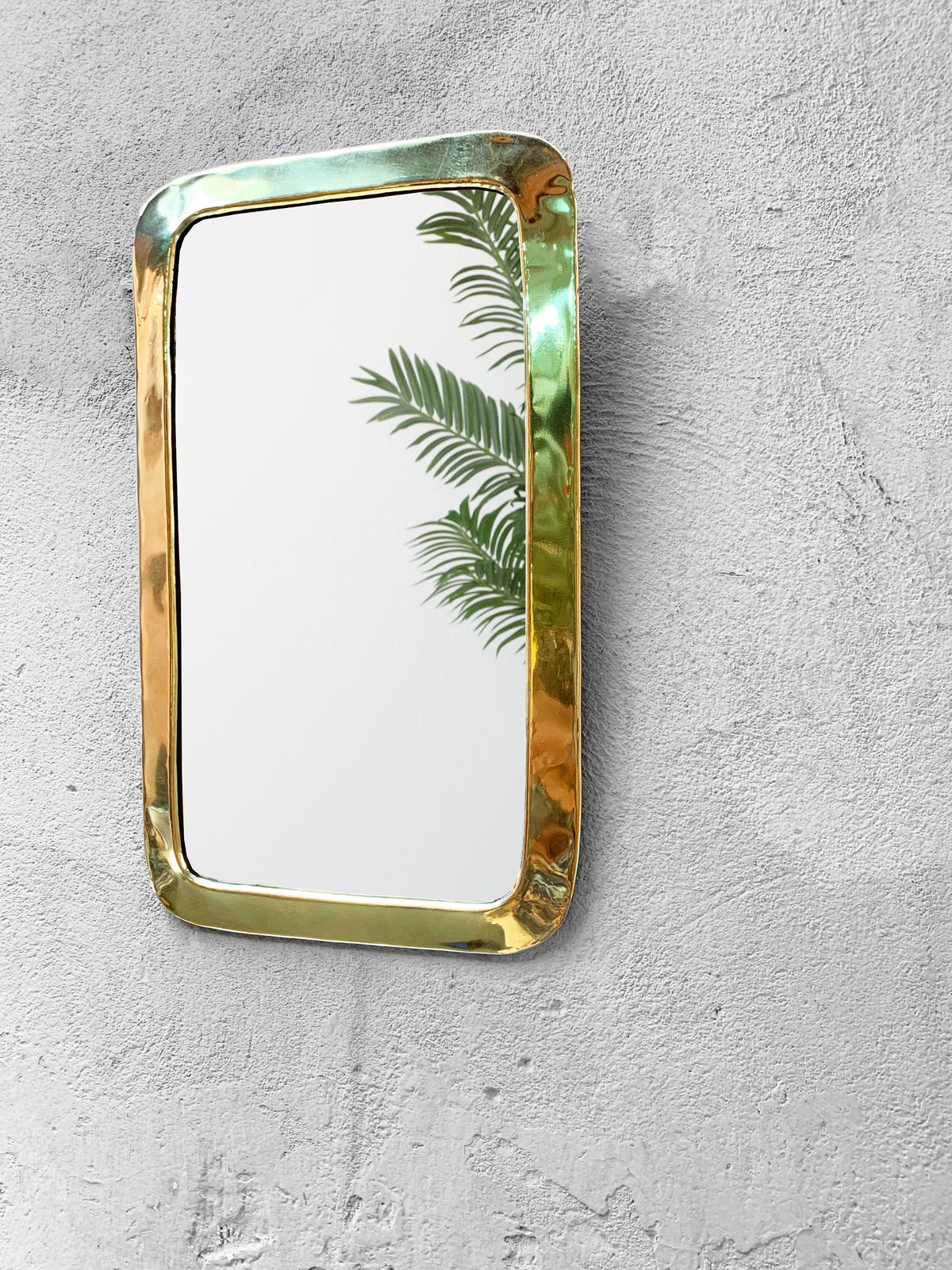 Handmade Rectangle Mirrors - Gold Brass Frame Mirror, photo 8 of 15