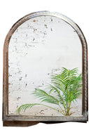 Large Silver Carved Moroccan Handmade Wall Mirror