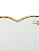 Handmade Brass Golden Heart Brass Mirror