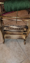 5 Skein Yarn Holder & Organizer | Wooden Yarn Rack | Knitting & Crochet Storage | Handcrafted Craft Room Decor | Yarn Spool Display