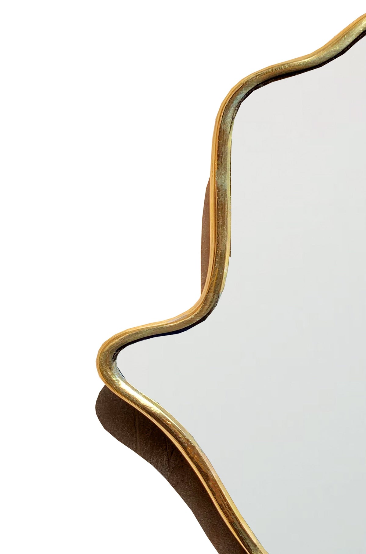 Gold Hamsa Mirror - Brass Handmade Mirror, photo 6 of 11