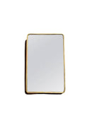 Rectangular Brass Mirror - Unlacquered Brass Frame Mirror