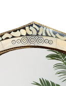 Moroccan Vintage Arch Bone Inlay Mirror