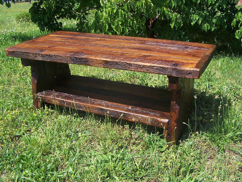 Rustic Coffee Table, Solid Wood Table, Pine Coffee Table, Heart Pine Coffee Table, Farmhouse Table, Indoor Coffee Table, Patio Furniture