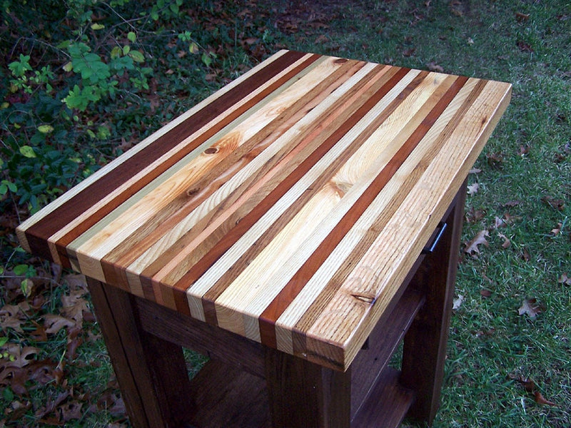 Kitchen Island Butcher Block, Small Kitchen Island, Reclaimed Wood Butcher Table, Island Furniture, Kitchen Butcher Block, Cabin Furniture