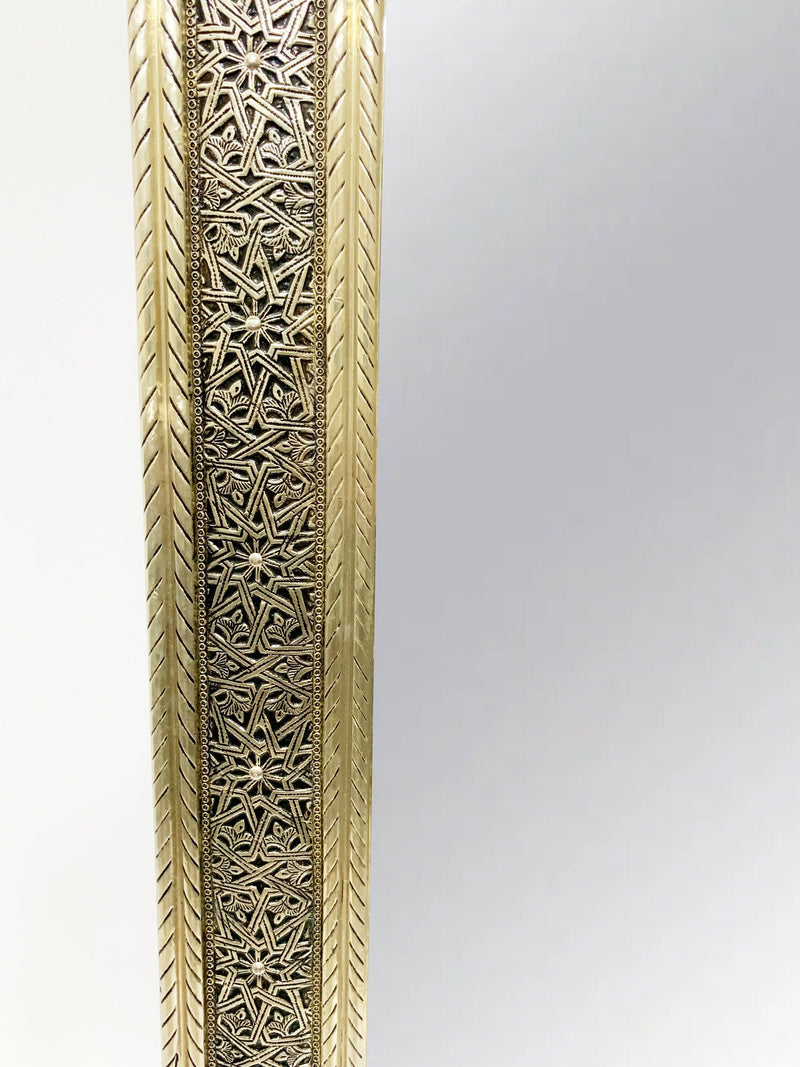 Moroccan Full Length Mirror - Silver Floor Mirror