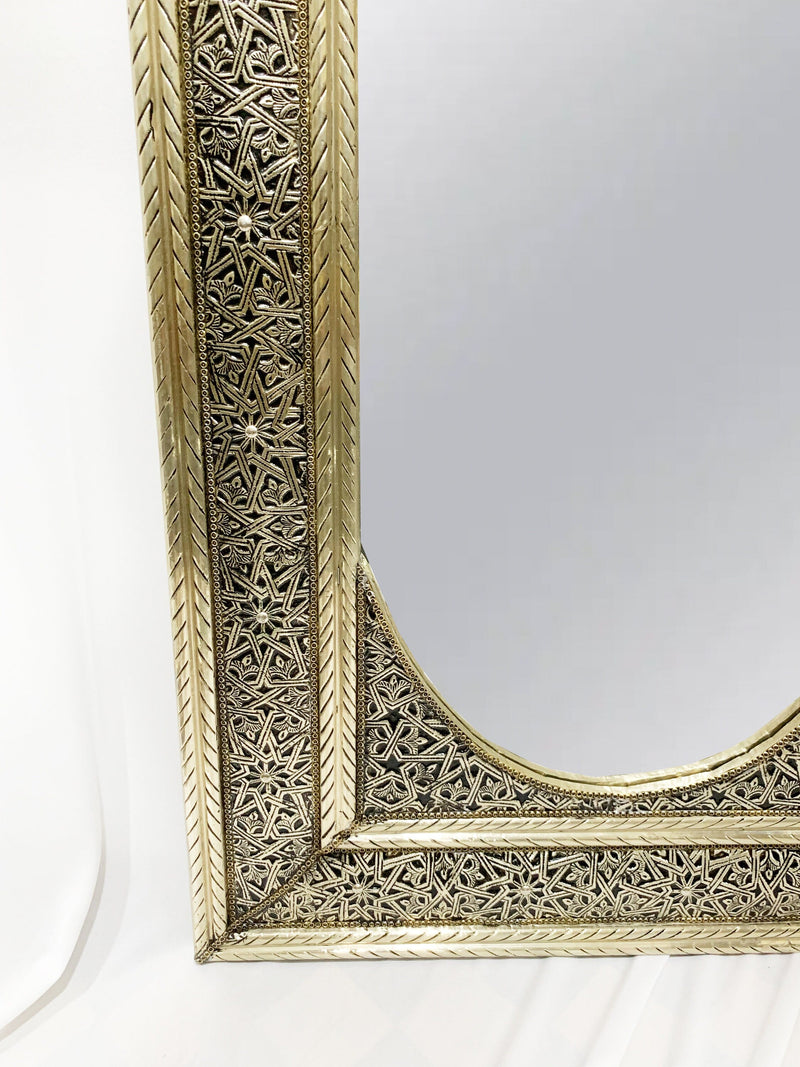 Moroccan Full Length Mirror - Silver Floor Mirror