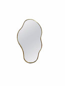 Asymmetrical Brass Mirror - Handmade Wall Brass Mirror