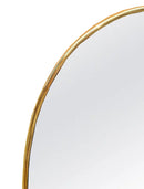 Oval Mirror - Brass Oval Wall Mirror by Palmeraies