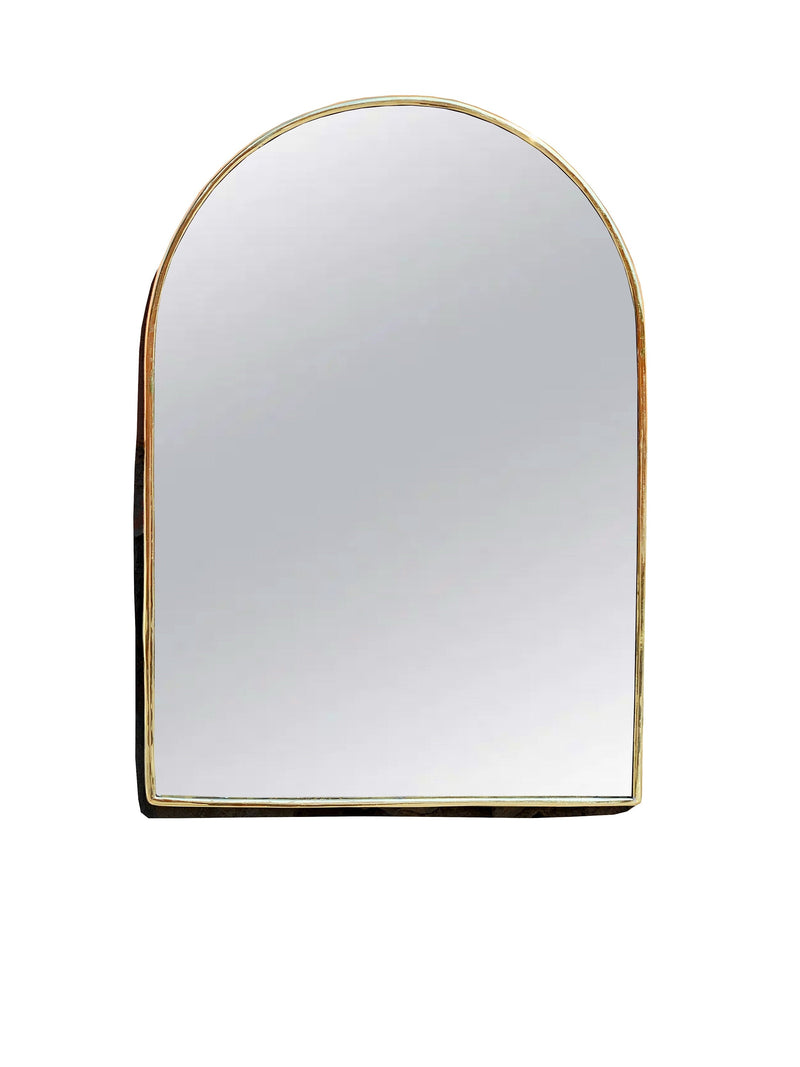 Handmade Silver Brass Arch Wall Mirror
