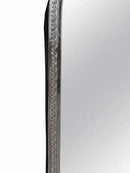 Moroccan Handmade Hand-Engraved Silver Arch Mirror