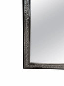 Moroccan Handmade Hand-Engraved Silver Arch Mirror