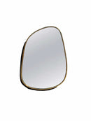 Asymmetrical Wall Mirror - Handmade Brass Frame Mirror