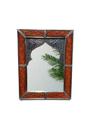 Moroccan Blue Frame Wall Mirror - Handmade Mirror