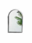 Moroccan Handmade Hand-Engraved Silver Arch Mirror