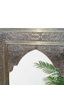 Moroccan Handmade Silver Wall Mirror