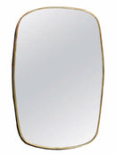 Oblong Brass Mirror - Unlacquered Brass Frame Mirror