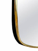 Oblong Brass Mirror - Unlacquered Brass Frame Mirror