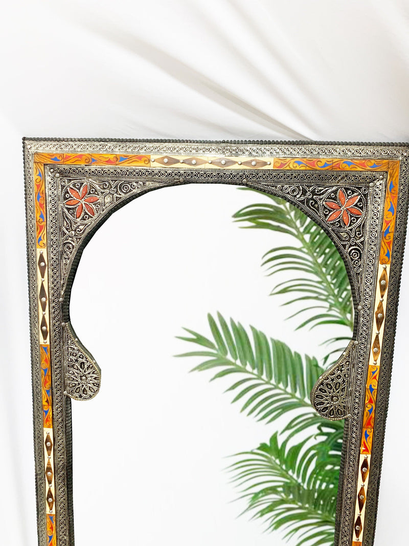Moroccan Full Length Mirror - Bone Inlay Floor Mirror
