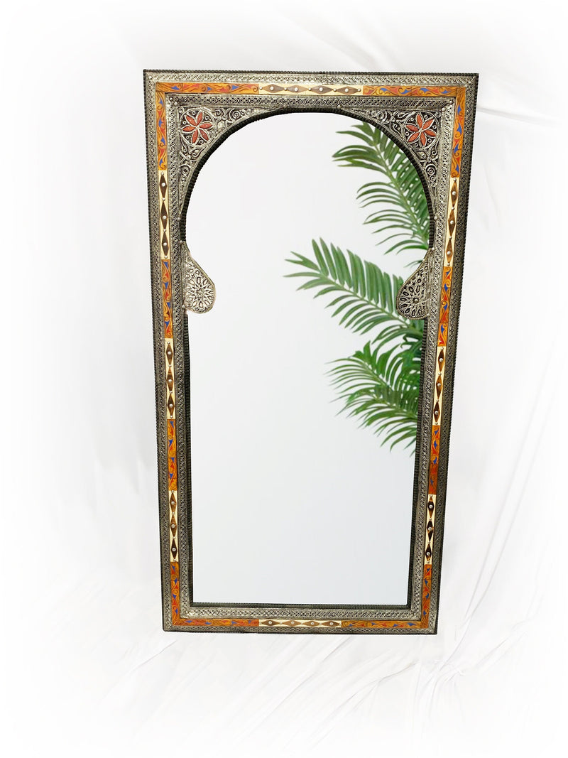 Moroccan Full Length Mirror - Bone Inlay Floor Mirror