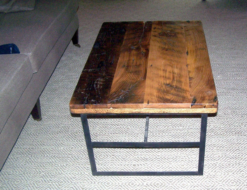 Industrial Coffee Table, Rustic Modern Coffee Table, Wood Coffee Table, Man Cave Deco, Solid Wood Table, Barn Wood Table, Farmhouse Table