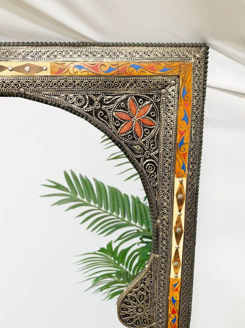 Moroccan Full Length Mirror - Bone Inlay Floor Mirror