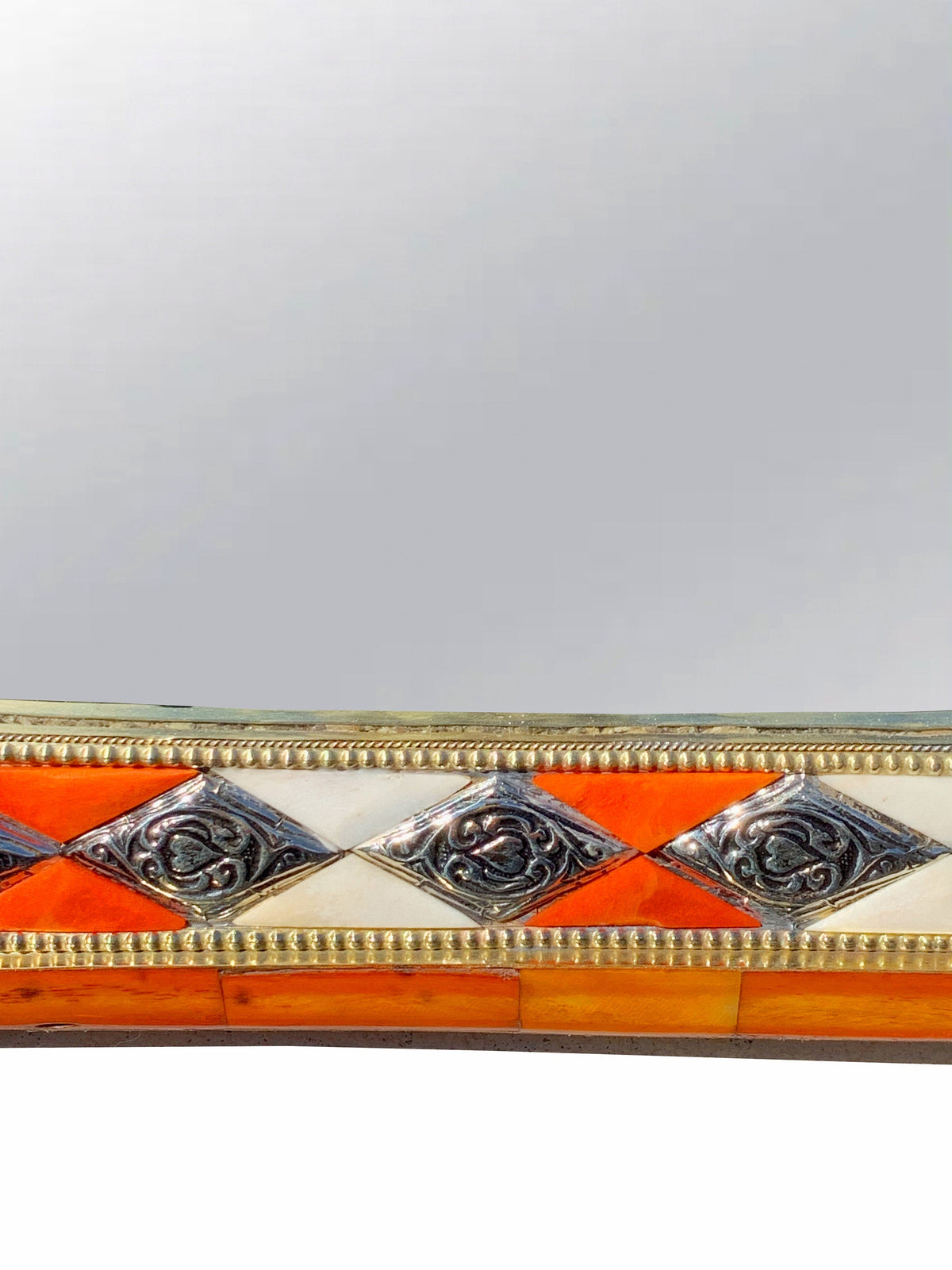 Moroccan Arch Mirror - Handmade Bone Inlay Mirror, photo 7 of 10