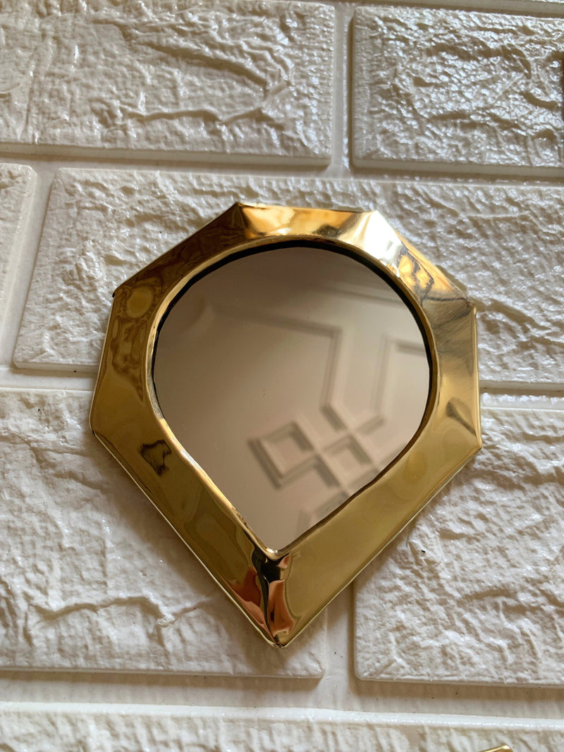 Wall Decorative Mirrors - Brass Small Wall Mirrors