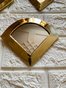 Wall Decorative Mirrors - Brass Small Wall Mirrors