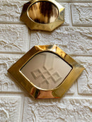 Wall Decorative Mirrors - Brass Small Wall Mirrors