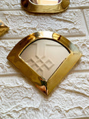 Gold Small Unlacquered Brass Mirror - Wall Decorative Mirrors