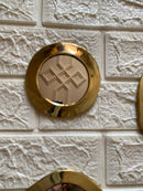 Small Decorative Mirrors - Small Unlacquered Brass Mirror