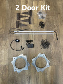 Build your own whiskey barrel cabinet kit. Includes all specialty hardware, lights, and electronics