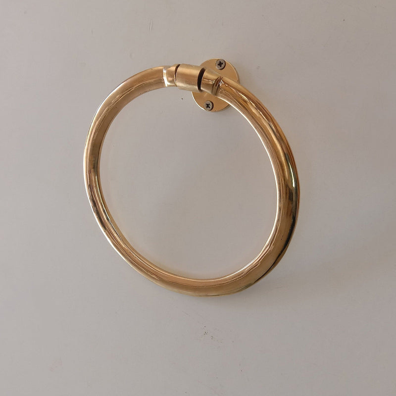 Wall Mounted Solid Brass Towel Ring