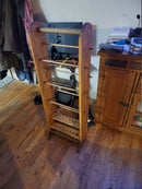 7 Skein Yarn Holder & Organizer | Wooden Yarn Rack | Knitting & Crochet Storage | Handcrafted Craft Room Decor | Yarn Spool Display