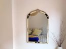Moroccan Vintage Arch Bone Inlay Mirror