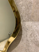 Asymmetrical Mirror Wall Brass Mirror