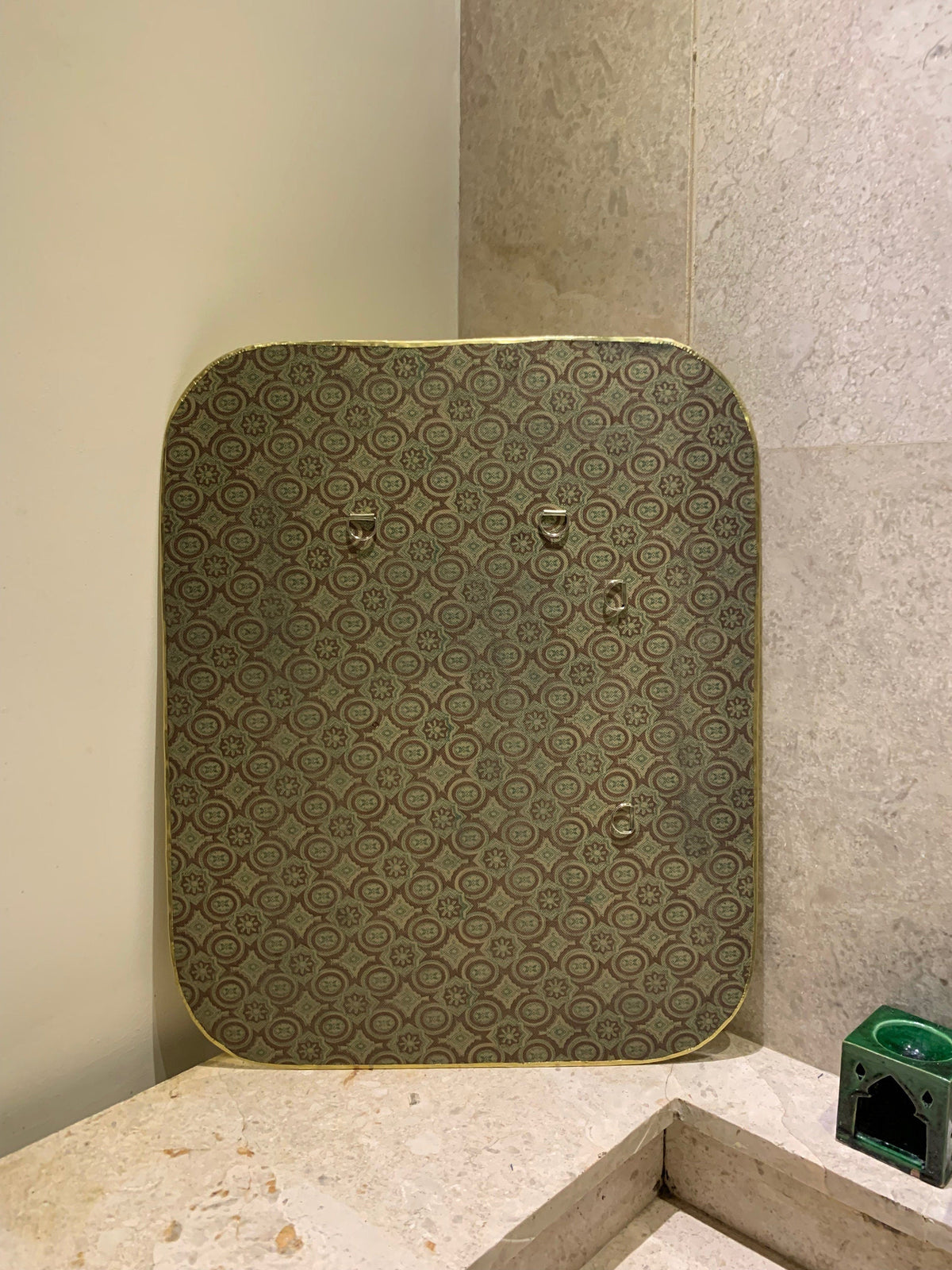 Gold Rectangle Mirror - Handmade Bathroom Mirror, photo 8 of 13
