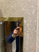 Gold Square Mirror - unlacquered Brass Mirror