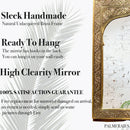 Moroccan Gold Brass Wall Mirror