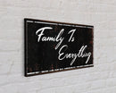Family is Everything, Canvas Sign, Family Wall Decor, Family Signs, Wood Family Sign, Family Decor, Family Wood Canvas Sign, Gift for Family