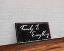 Family is Everything, Canvas Sign, Family Wall Decor, Family Signs, Wood Family Sign, Family Decor, Family Wood Canvas Sign, Gift for Family