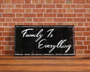 Family is Everything, Canvas Sign, Family Wall Decor, Family Signs, Wood Family Sign, Family Decor, Family Wood Canvas Sign, Gift for Family