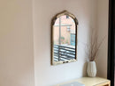 Moroccan Vintage Arch Bone Inlay Mirror
