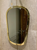 Gold Mirror, Brass Mirror, Handmade Mirror, Bathroom Mirror, Golden wall Mirror